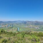 Panorama sulla valle del Volturno dal Monte Gagliola